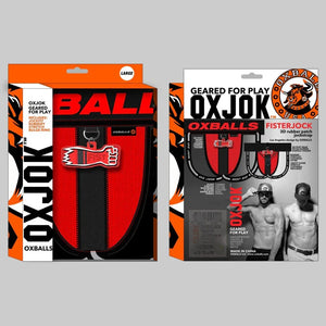 Fisterjock 3d Fist Tagger Jock Black/red Medium - MyPleasure