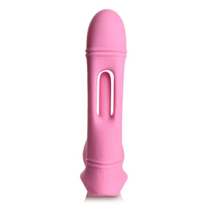 Flickers G-Flick Flicking G-Spot Vibrator With Remote - Pink
