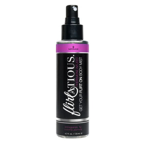 Flirtatious Pheromone Infused Body Mist - Pomegranate, Fig, & Plumeria - 4.2 fl.oz /125ml - MyPleasure