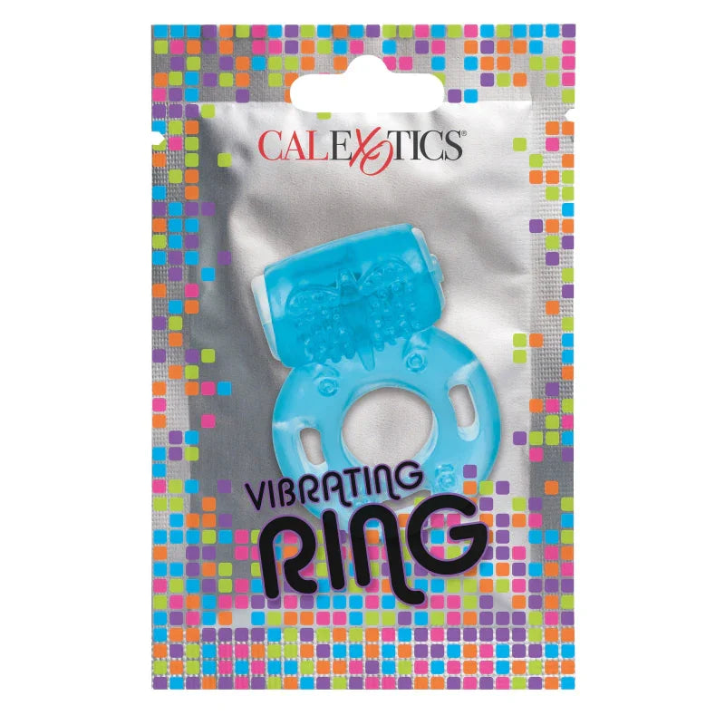 Foil Pack Vibrating Ring - Blue - MyPleasure
