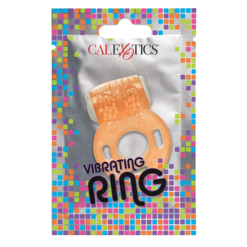 Foil Pack Vibrating Ring - Orange - MyPleasure