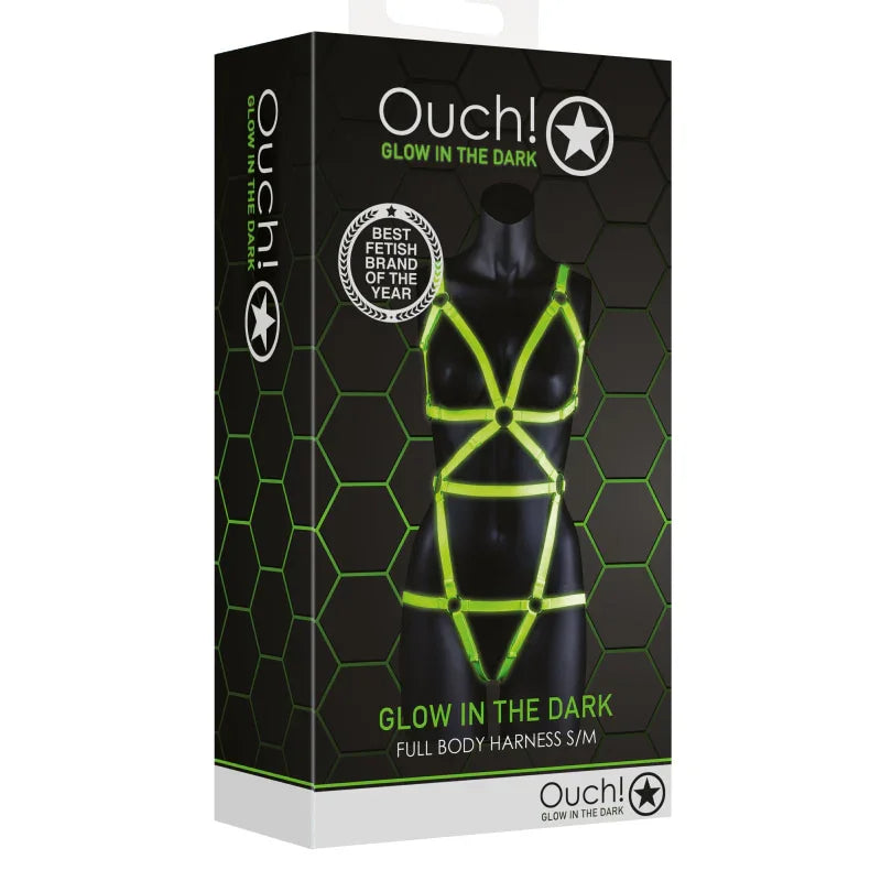 Full Body Harness - Small / Medium - Glow in the Dark