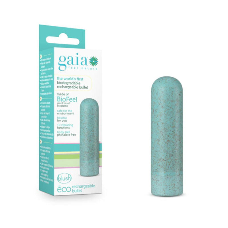 Gaia   Eco Rechargeable Bullet - Aqua