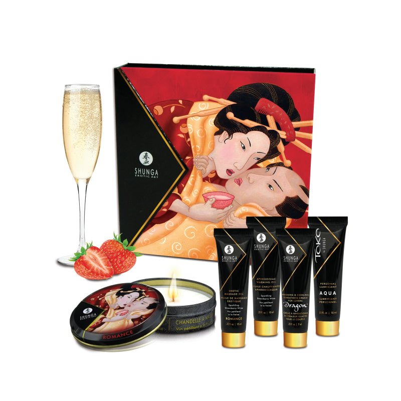 Geisha's Secrets Gift Set - Sparkling Strawberry  Wine