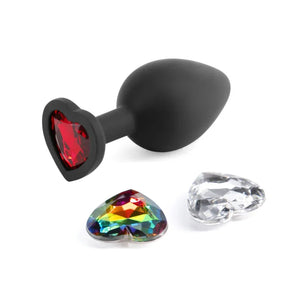 Glams Xchange Heart - Medium - Black