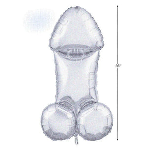 Glitterati Disco Penis 3 Foot Mylar Balloon - MyPleasure