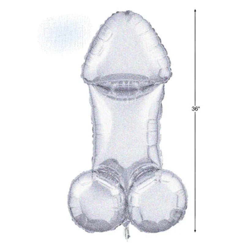 Glitterati Disco Penis 3 Foot Mylar Balloon - MyPleasure