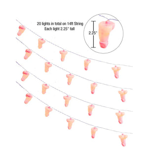Glitterati Penis String Lights - 20 Lights - MyPleasure