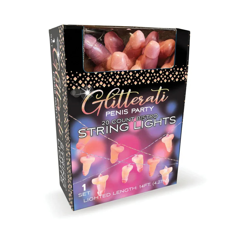 Glitterati Penis String Lights - 20 Lights - MyPleasure