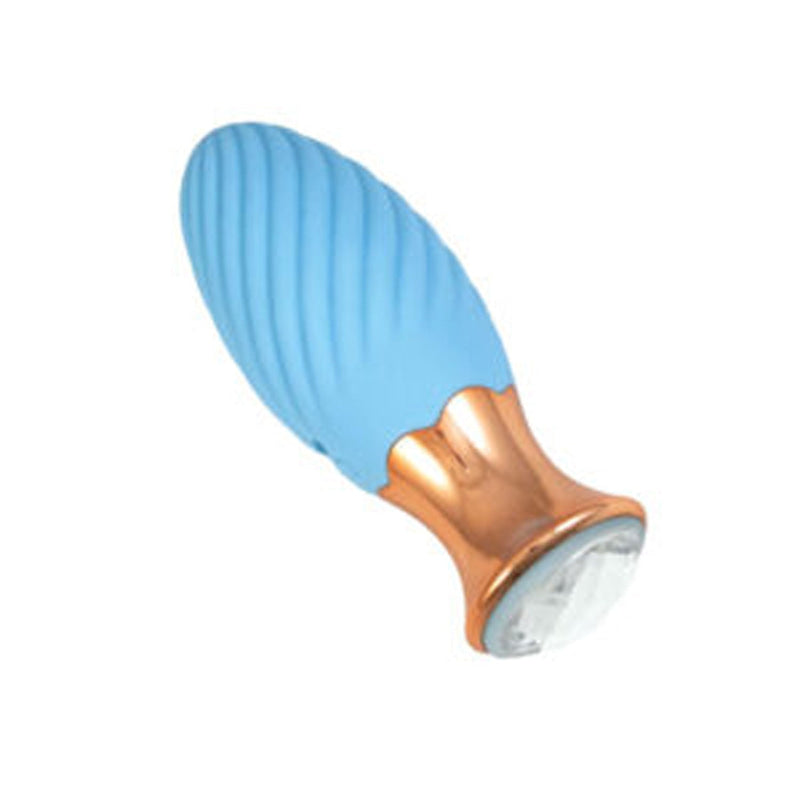 Goddess Diamond Tulip Massager - Blue