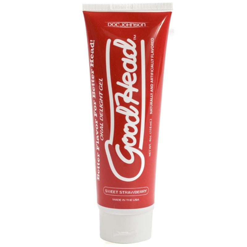 Good Head Oral Delight Gel 4 Oz - Strawberry