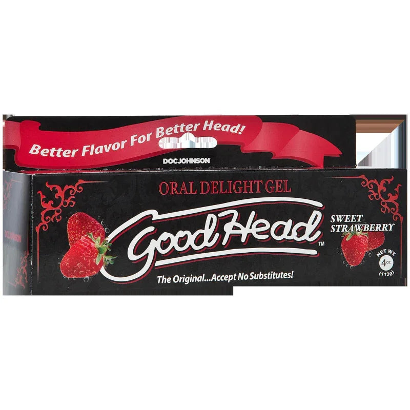 Good Head Oral Delight Gel 4 Oz - Strawberry - MyPleasure