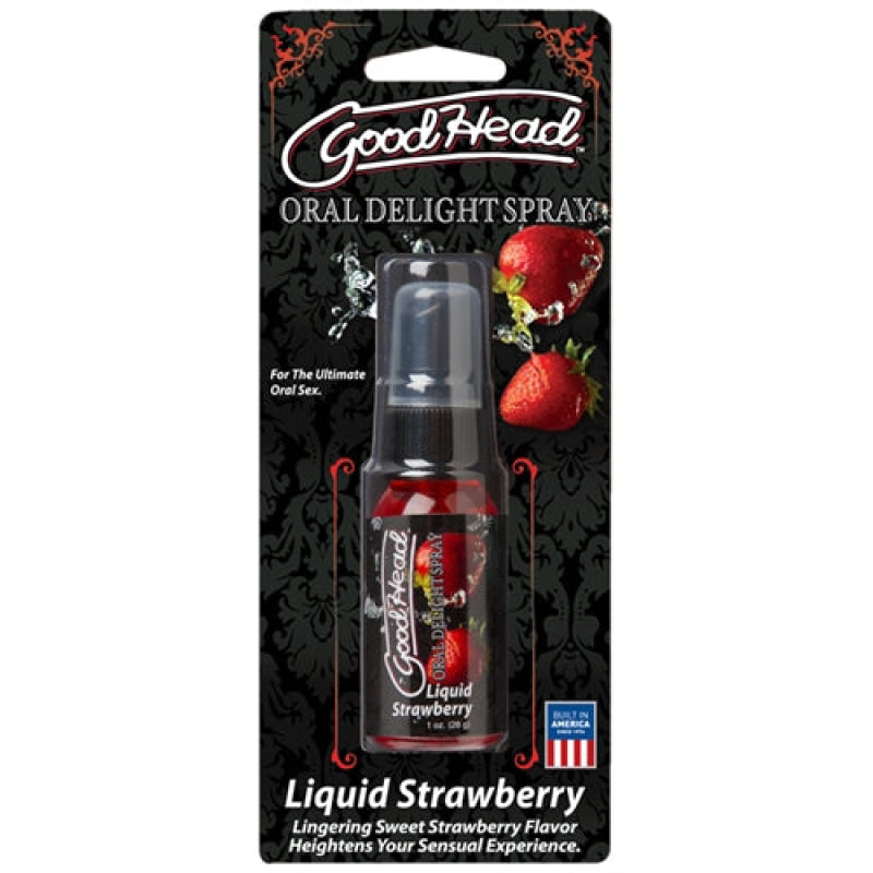 Good Head Oral Delight Spray 1 Oz  - Liquid Strawberry