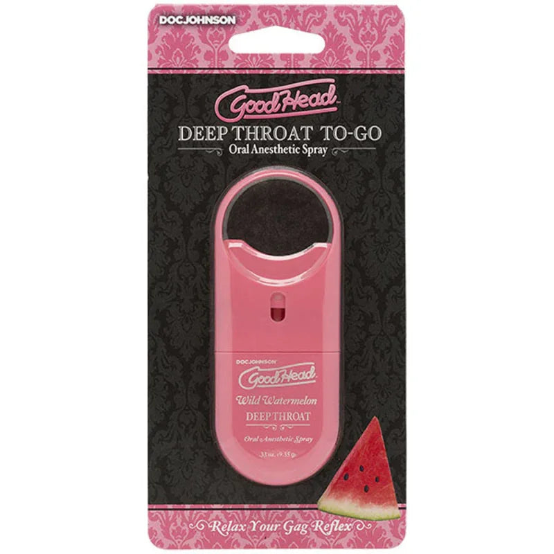 Goodhead - Deep Throat Spray to-Go - Wild Watermelon - .33 Oz. - MyPleasure