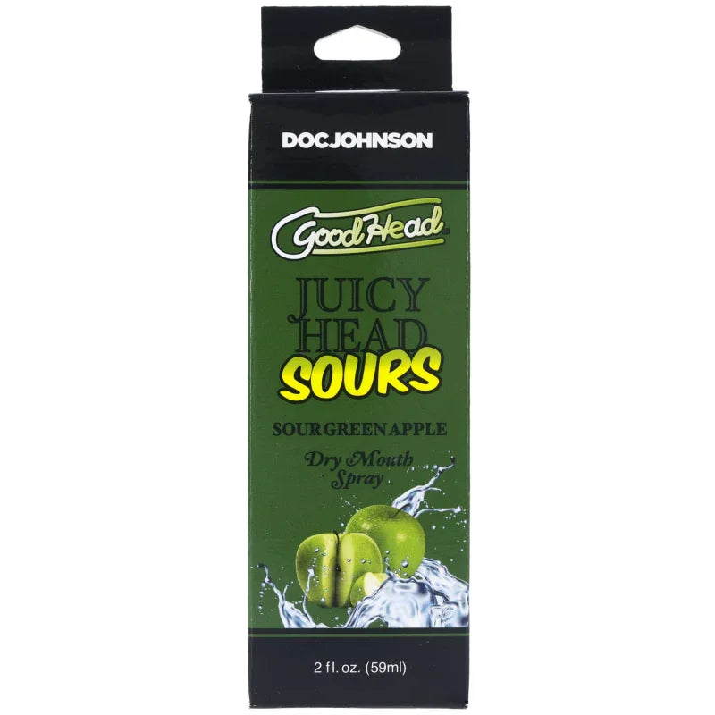 Goodhead - Juicy Head - Dry Mouth Spray - Sour Green Apple - 2 Oz - MyPleasure