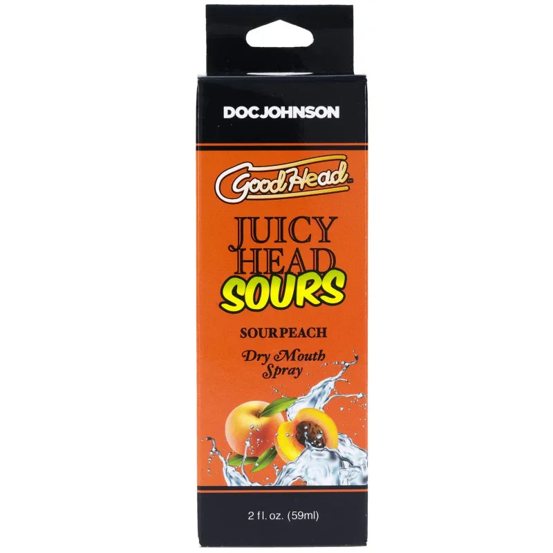 Goodhead - Juicy Head - Dry Mouth Spray - Sour Peach - 2 Oz - MyPleasure