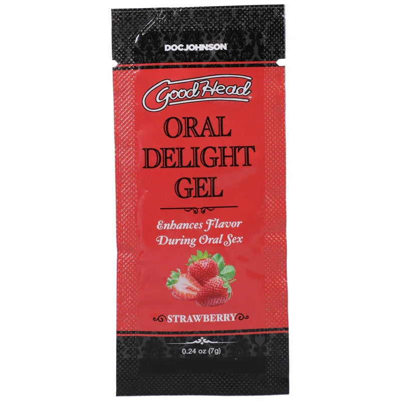 Goodhead - Oral Delight Gel - Strawberry - 0.24 Oz - MyPleasure