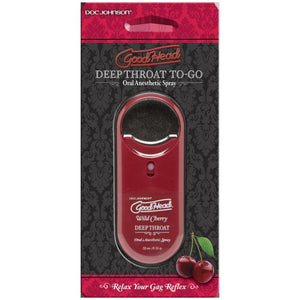 Goodhead to Go Deep Throat Spray - Wild Cherry