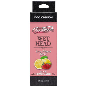 Goodhead - Wet Head - Dry Mouth Spray - Pink Lemonade - 2 Fl. Oz. (59ml)