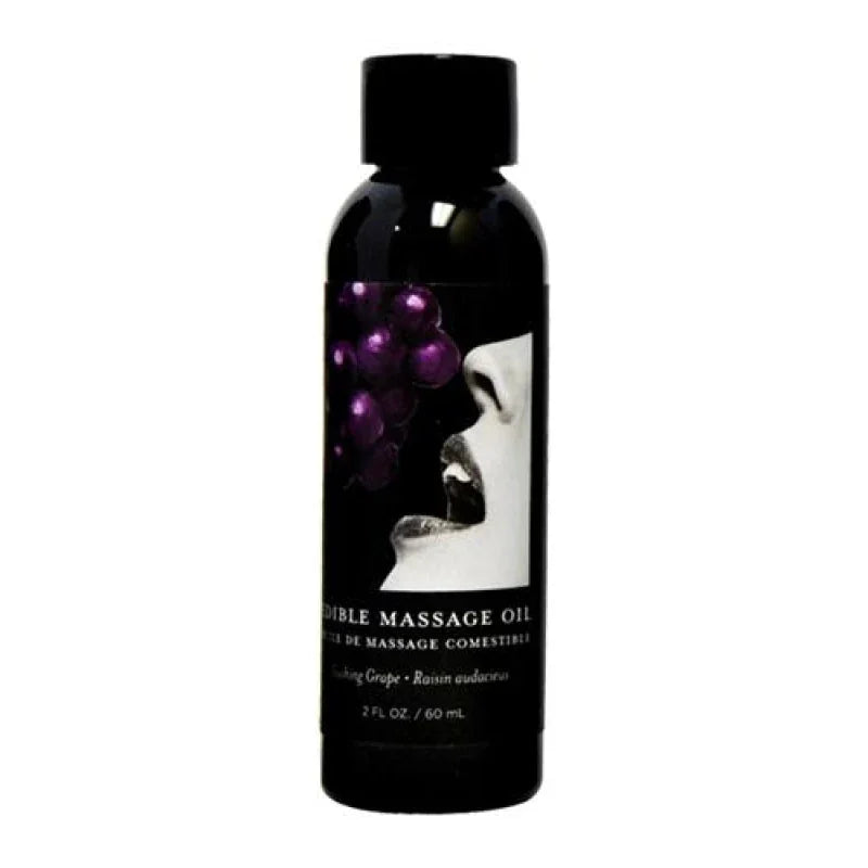 Gushing Grape Edible Massage Oil 2 Oz - MyPleasure