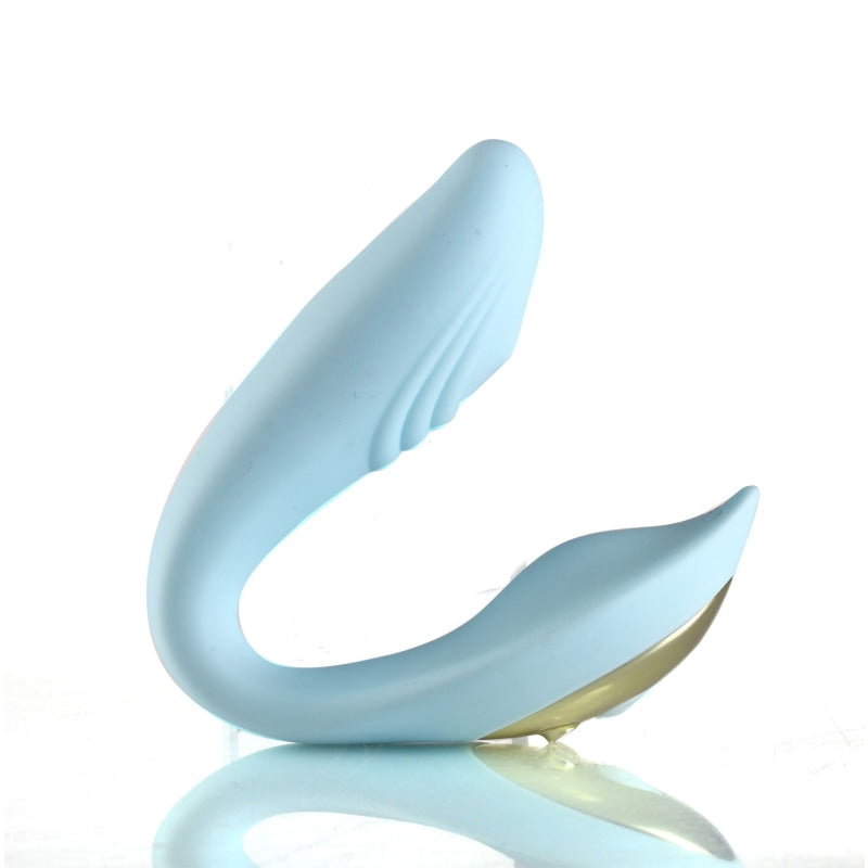 Harmonie Rechargeable Remote Silicone Bendable  Vibrator - Teal