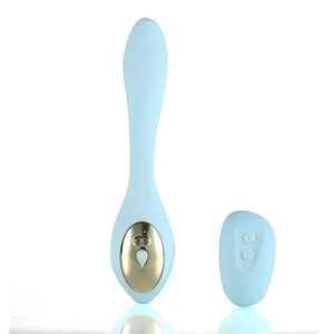 Harmonie Rechargeable Remote Silicone Bendable Vibrator - Teal