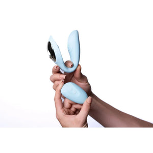 Harmonie Rechargeable Remote Silicone Bendable Vibrator - Teal