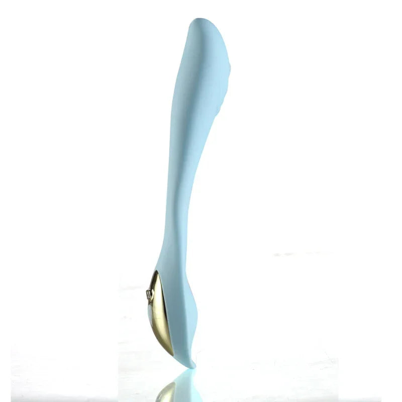 Harmonie Rechargeable Remote Silicone Bendable Vibrator - Teal - MyPleasure