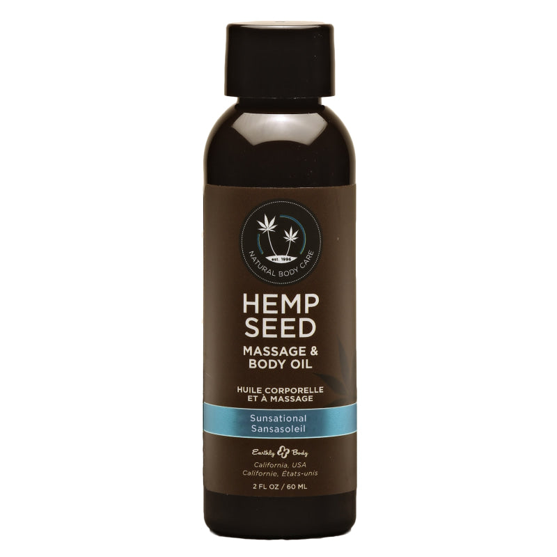 Hemp Seed Massage and Body Oil Sunsational