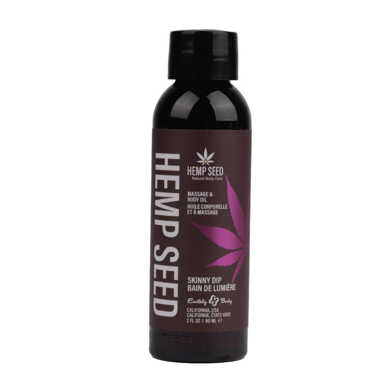 Hemp Seed Massage Oil - 2 Fl. Oz. - Skinny Dip