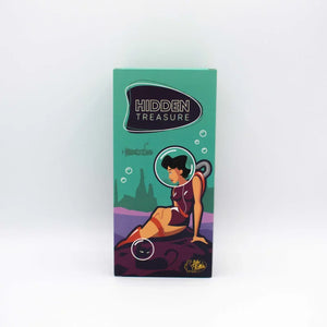 Like A Kitten Hidden Treasure Vibrator Dildo Massager for Clitoral Vaginal G-Spot and Anal Stimulation, Temperature Play Metal Material, Adult Sex Toy for Women and Men, 10 Vibrations