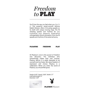 Hop to It - Rabbit Vibrator - Dark Purple - MyPleasure