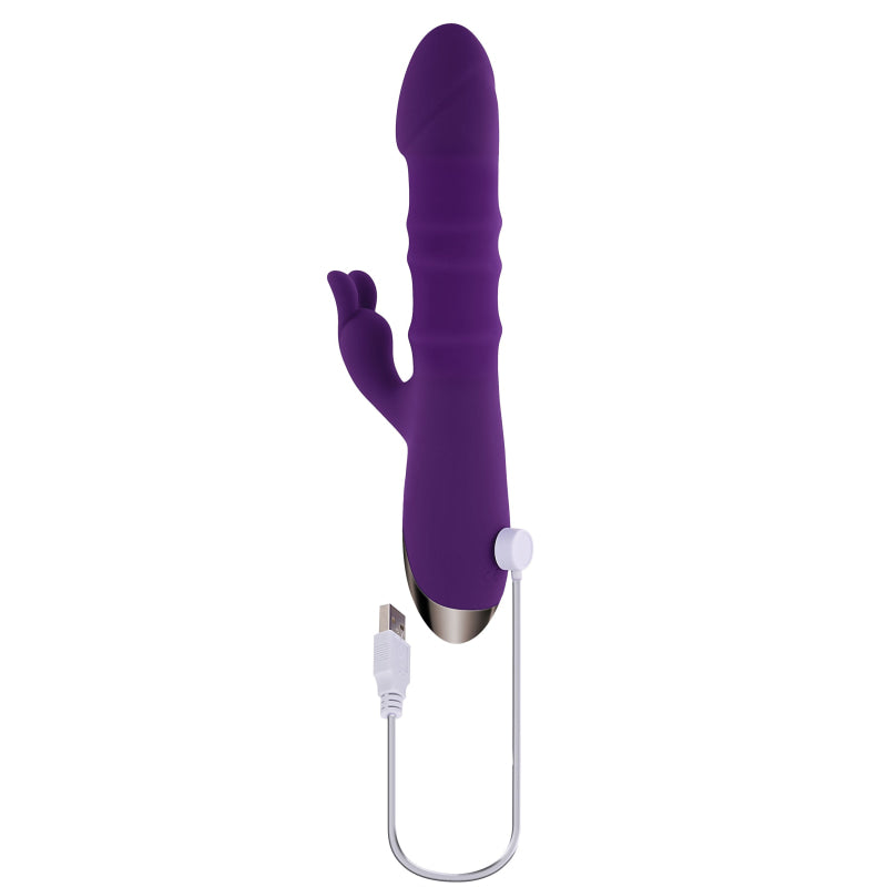 Hop to It - Rabbit Vibrator - Dark Purple