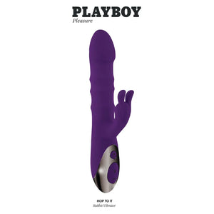 Hop to It - Rabbit Vibrator - Dark Purple - MyPleasure