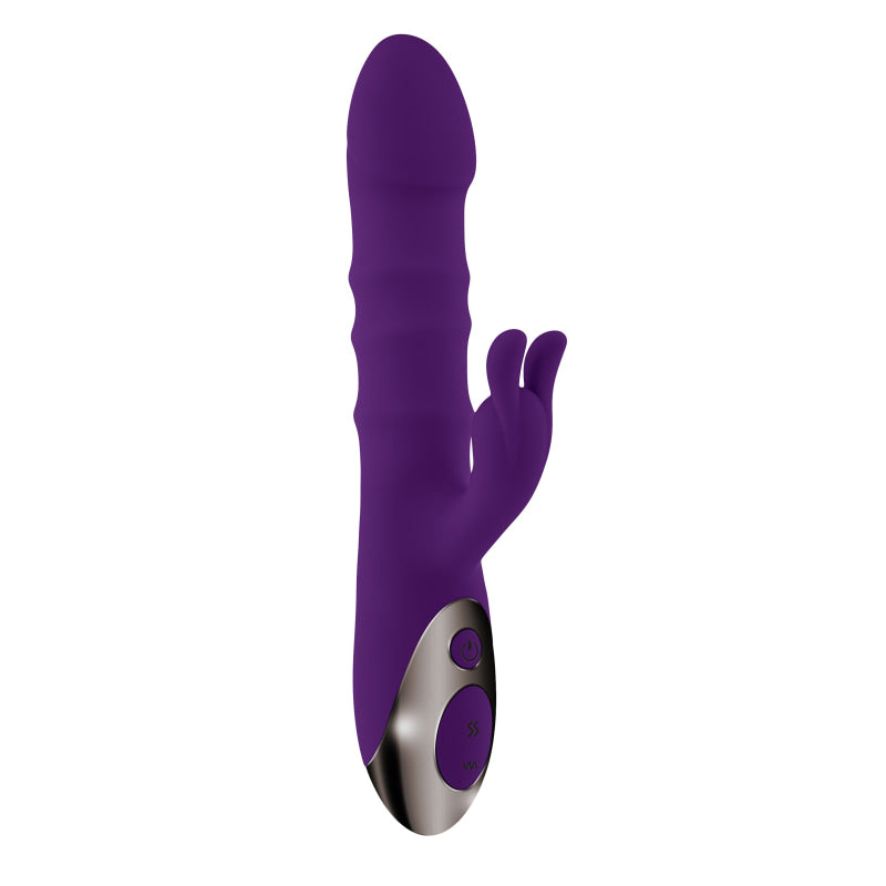 Hop to It - Rabbit Vibrator - Dark Purple