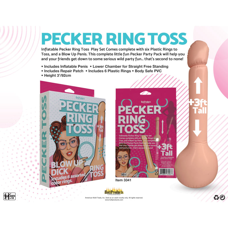 Inflatable Pecker Ring Toss