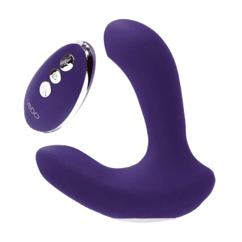 Inme Rechargeable Dual Vibe With Remote - Purple