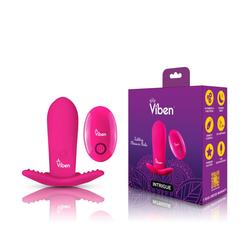 Intrigue - Remote Control 10-Function Panty Vibe - Hot Pink