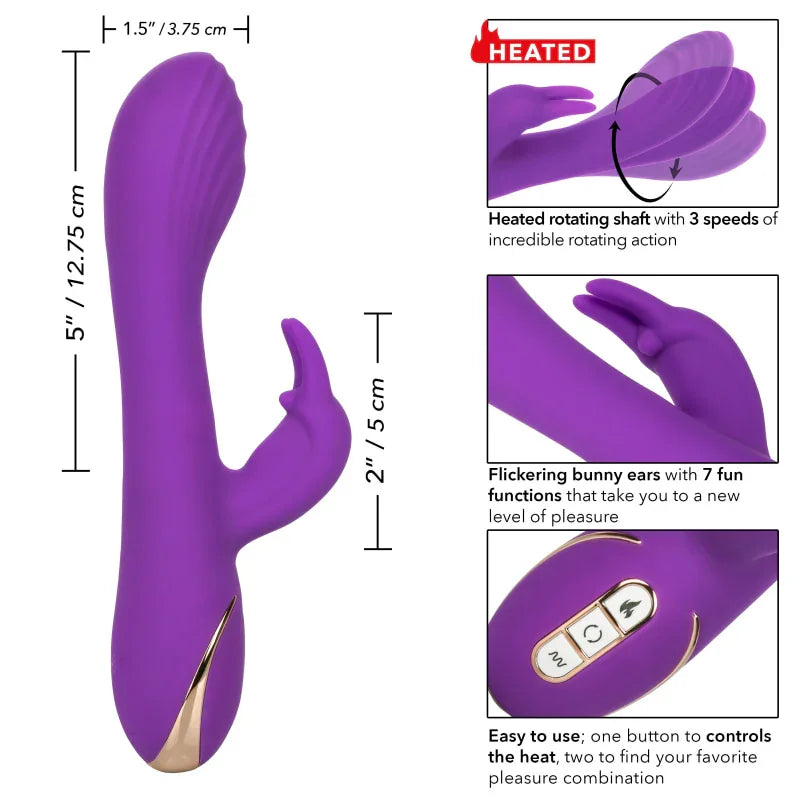 Jack Rabbit Signature Heated Silicone Rotating G Rabbit - MyPleasure