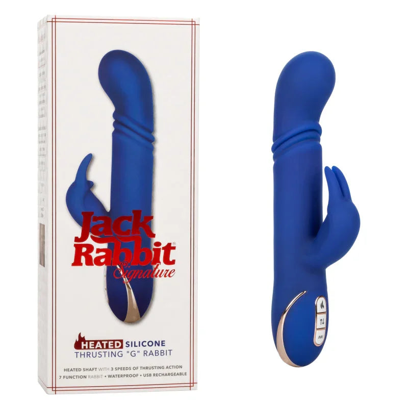 Jack Rabbit Signature Heated Silicone Thrusting G Rabbit - MyPleasure