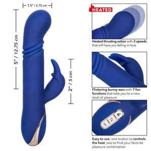 Jack Rabbit Signature Heated Silicone Thrusting G Rabbit - MyPleasure