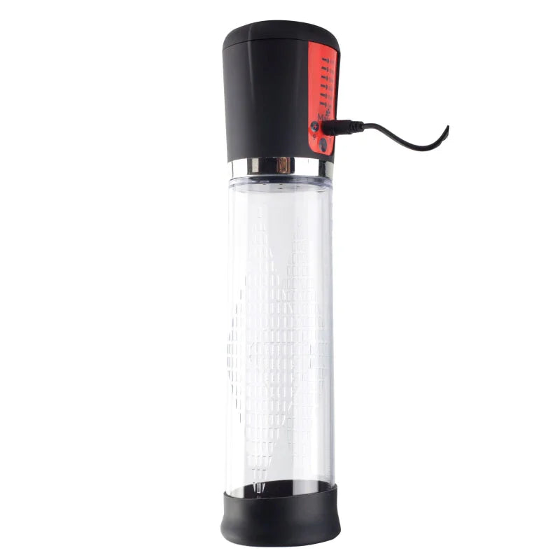 Jackson Rechargeable Penis Vacuum Pump - Orange - MyPleasure