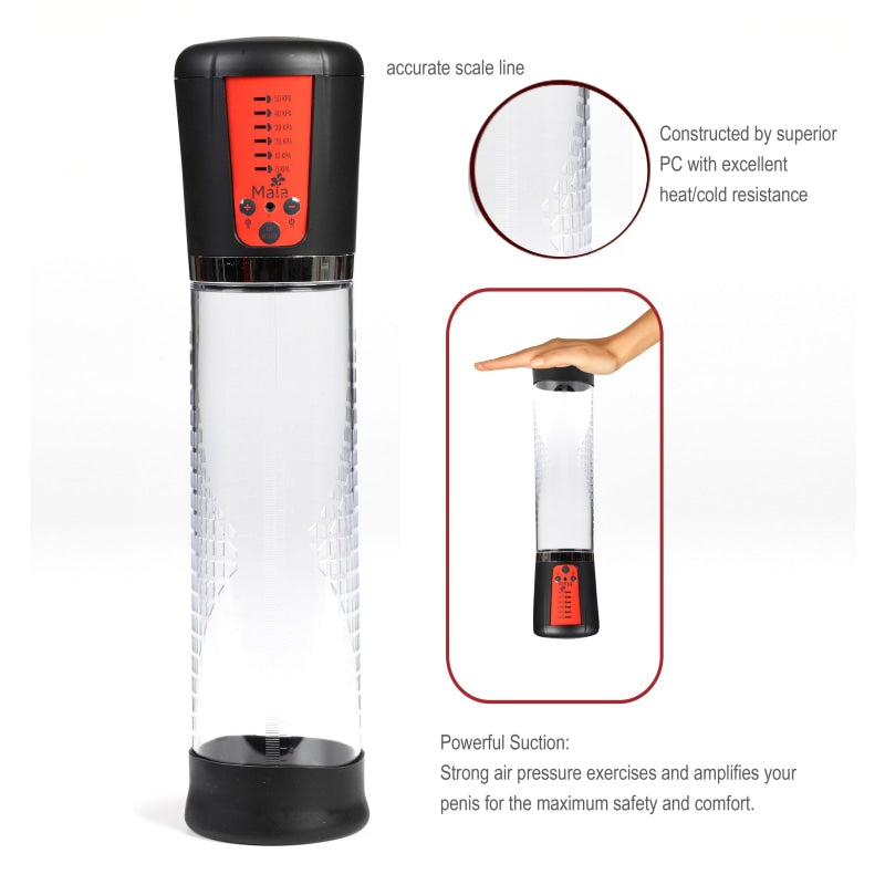 Jackson Rechargeable Penis Vacuum Pump - Orange