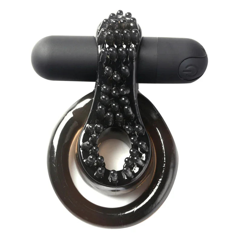 Jagger Vibrating Erection Enhancer Ring - Black - MyPleasure