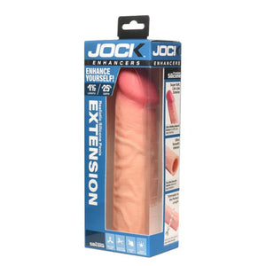 Jock 1.5" Silicone Penis Extension Sleeve - Light - MyPleasure