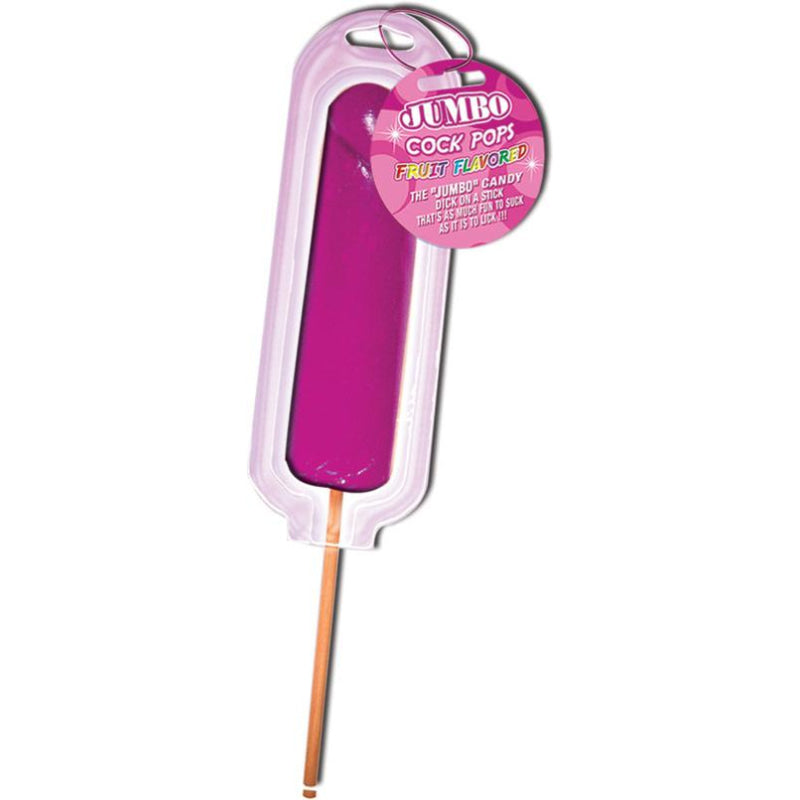 Jumbo Cock Pops Fruit Flavored - Cherry