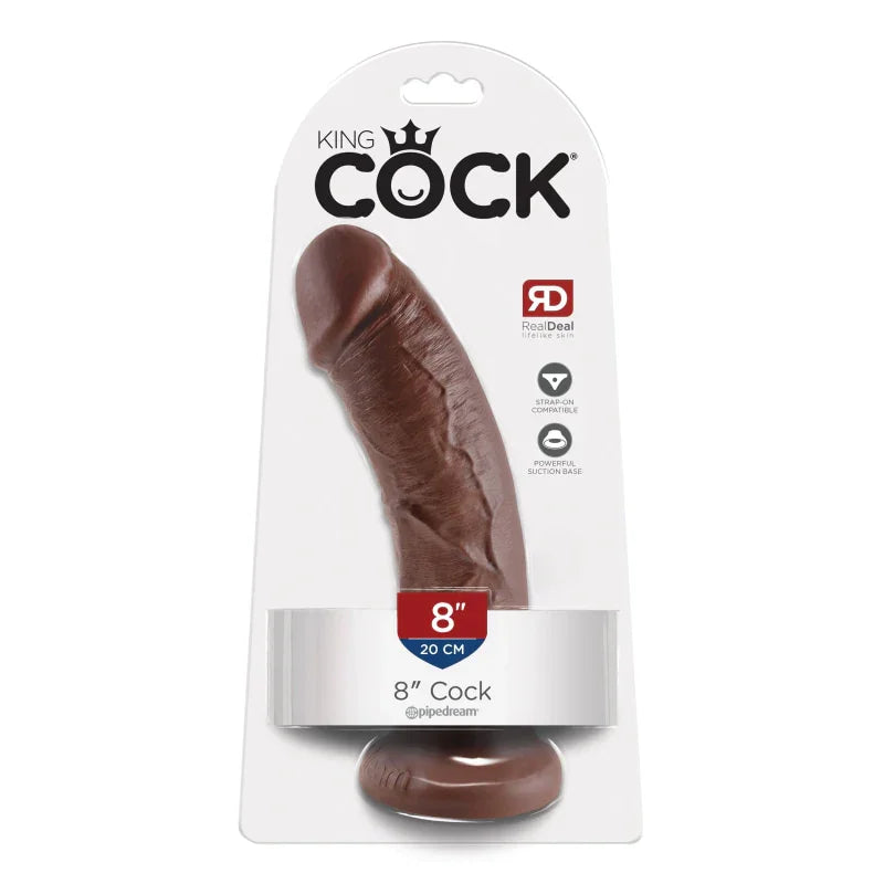 King Cock 8-Inch Cock Brown - MyPleasure
