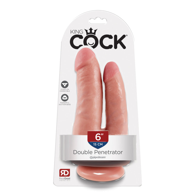 King Cock Double Penetrator - Flesh