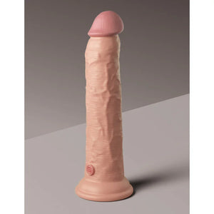 King Cock Elite 9 Inch Silicone Dual Density Cock - Light