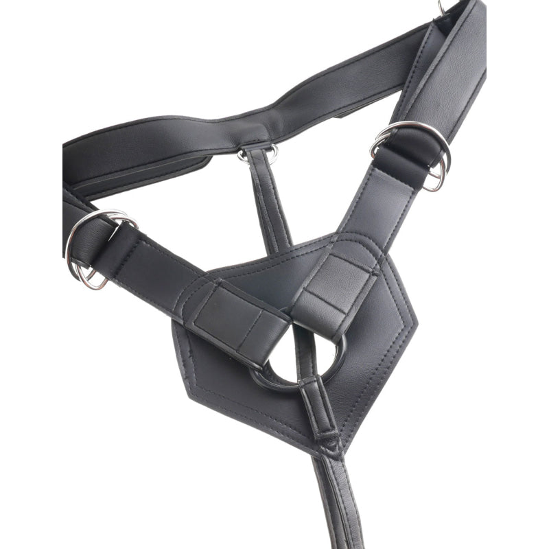 King Cock Strap-on Harness With 7" Cock - Tan